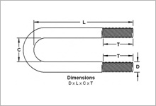 U Bolt Drawing